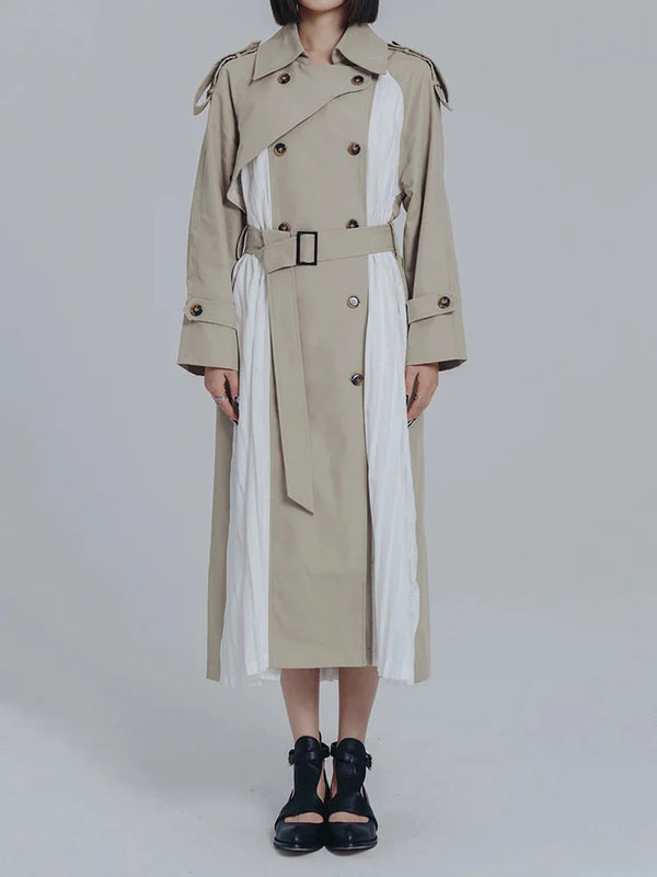 Inspectah Pleated Trench Coat