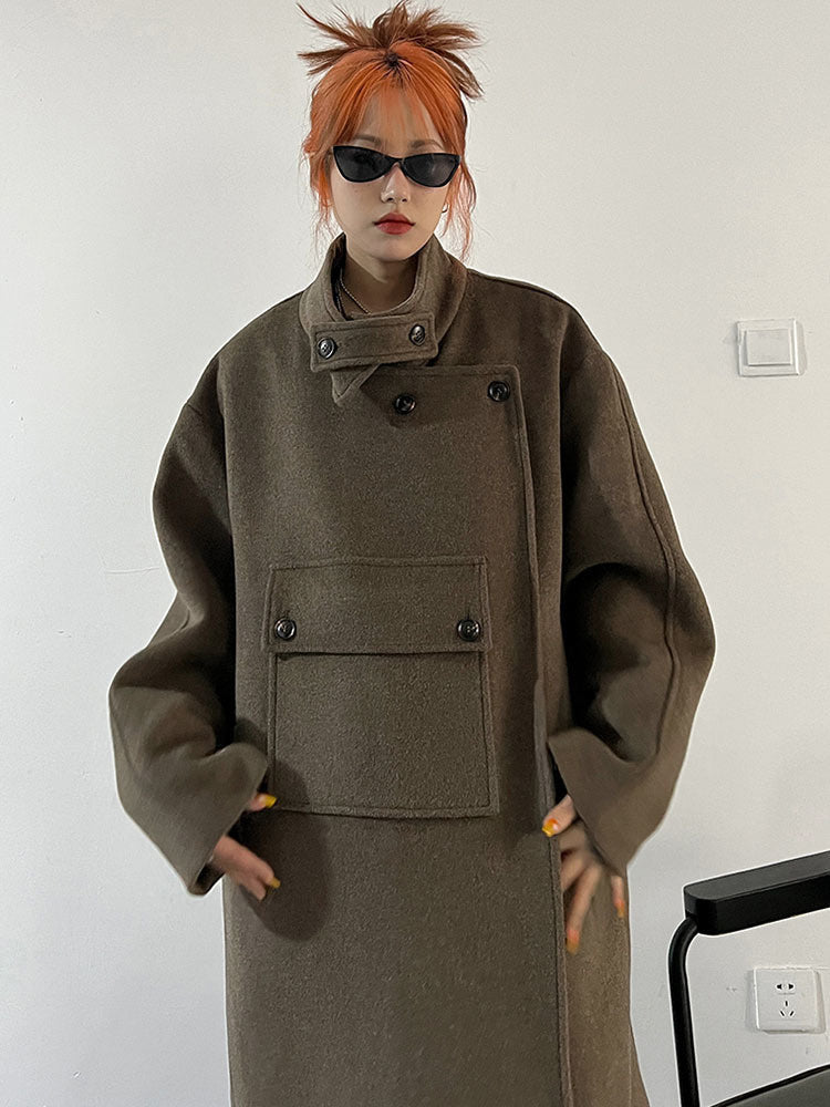 Peana Pouch Pocket Pea Coat