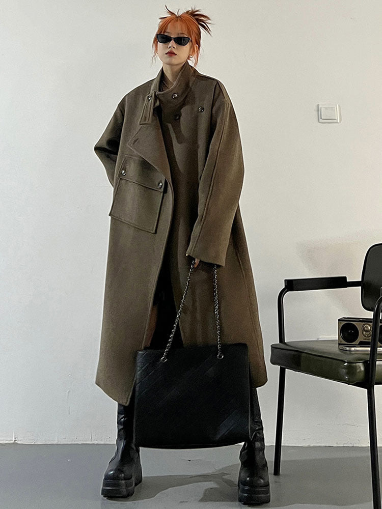 Peana Pouch Pocket Pea Coat