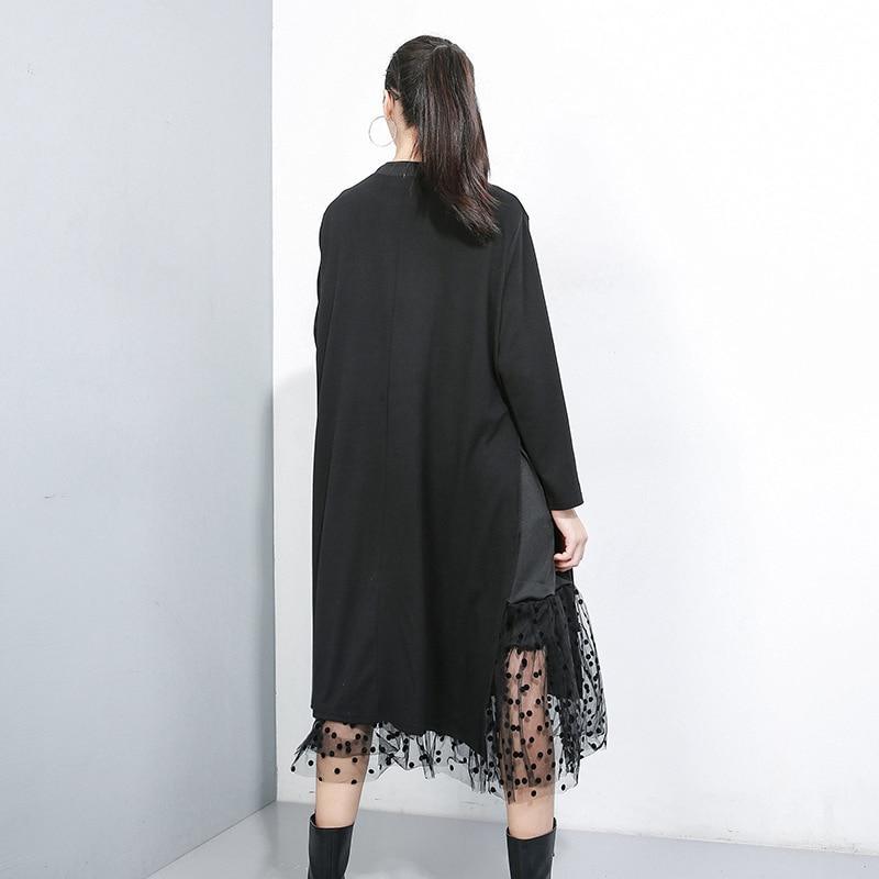 Kimi Mesh Long Sleeve Dress