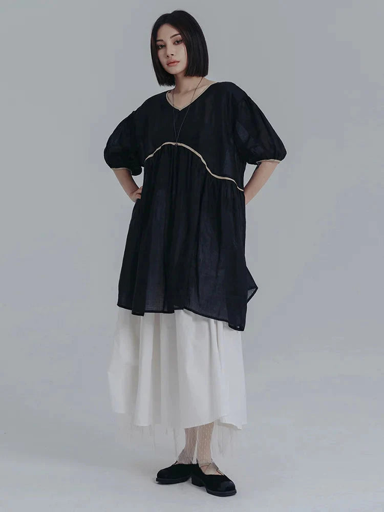 Misato Puff Sleeve Dress