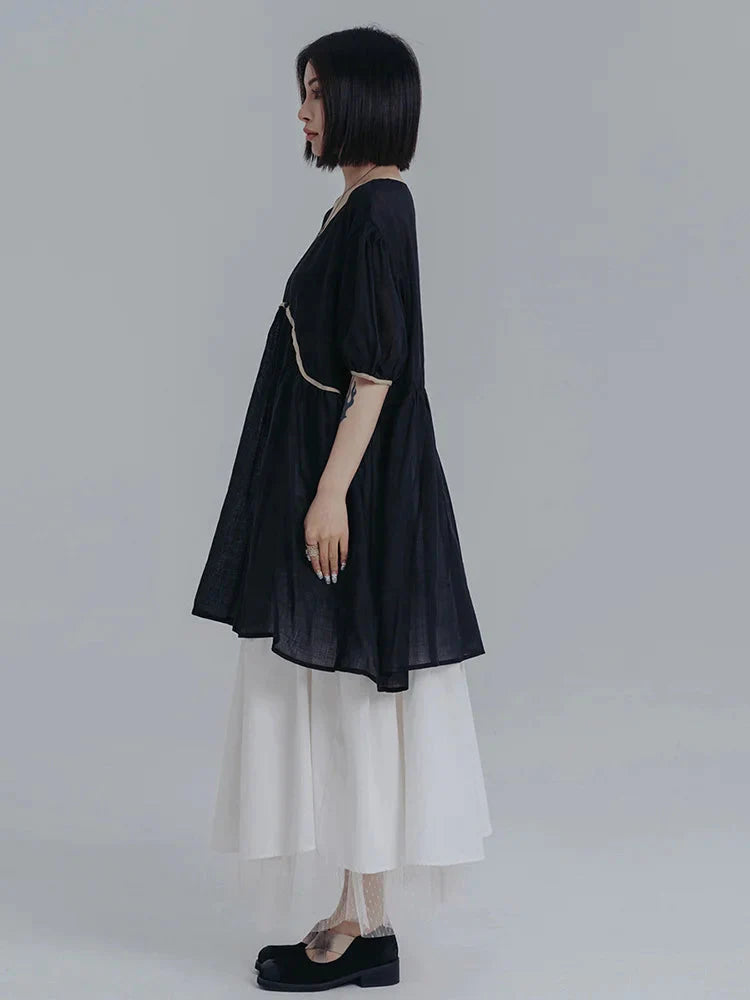 Misato Puff Sleeve Dress