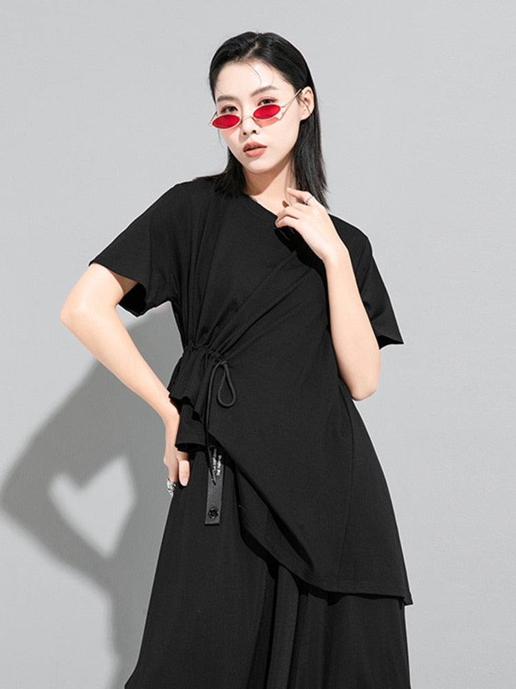 Sween Drawstring Shirt - Black